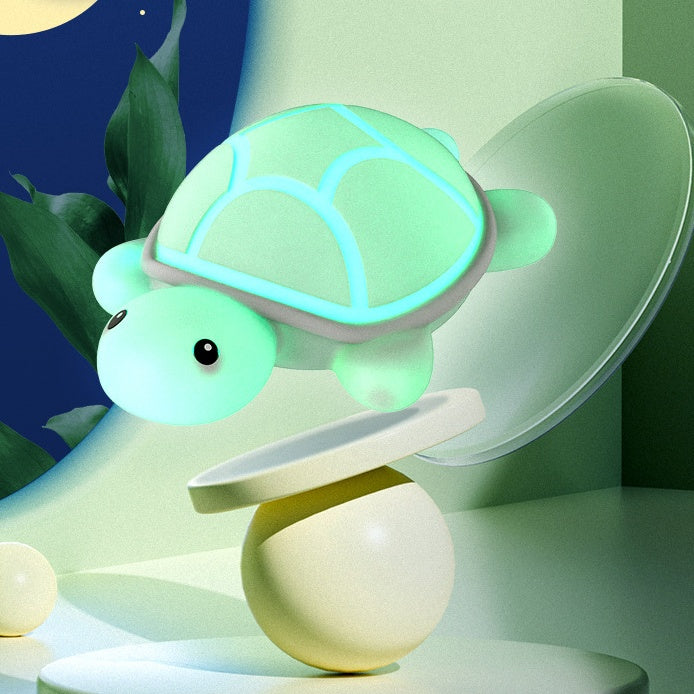Maetiva® Squishy Silicone Cute Turtle LED Night Light - Perfect Gift for Kids and Girls