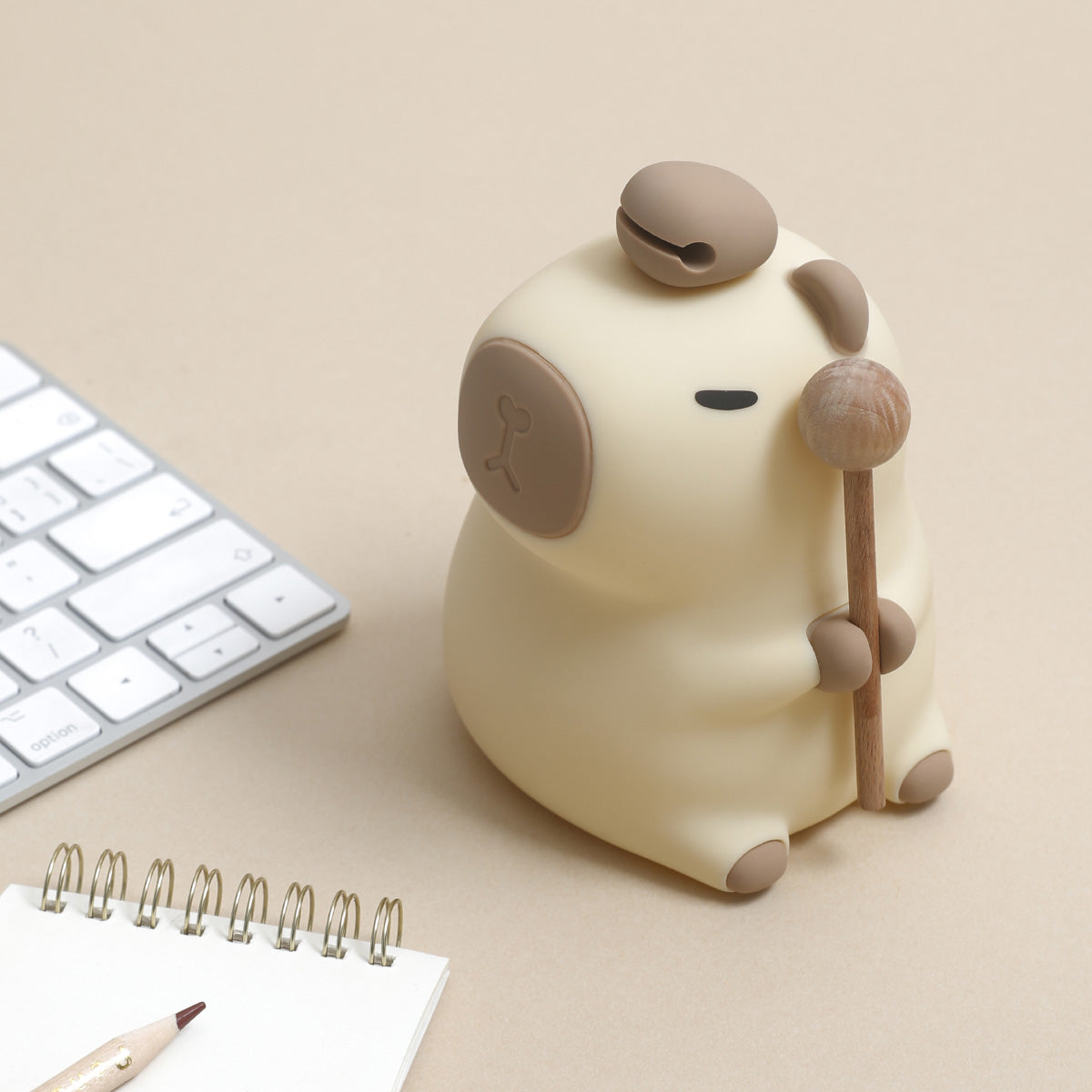 Maetiva® Flower Capybara Squishy Silicone Night Light - Perfect Gift for Kids and Girls
