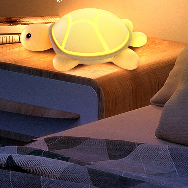 Maetiva® Squishy Silicone Cute Turtle LED Night Light - Perfect Gift for Kids and Girls
