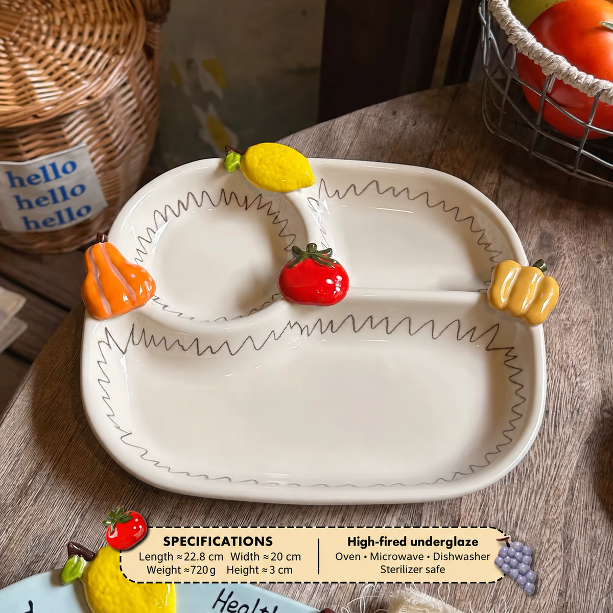 Harvest Charm Ceramic Dinnerware Collection