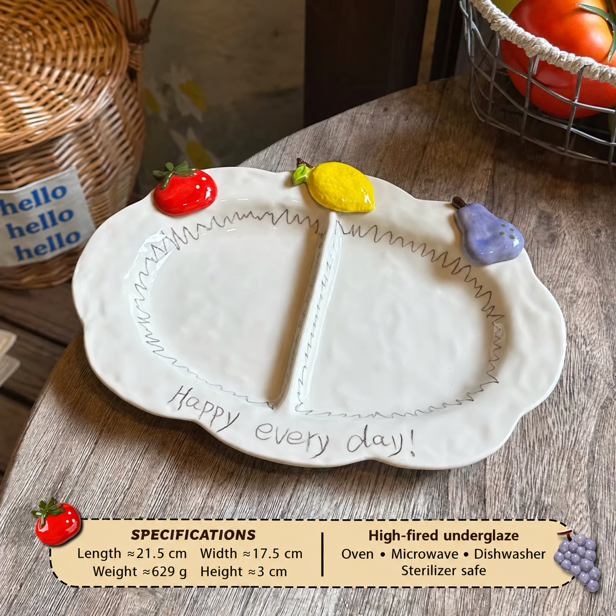 Harvest Charm Ceramic Dinnerware Collection