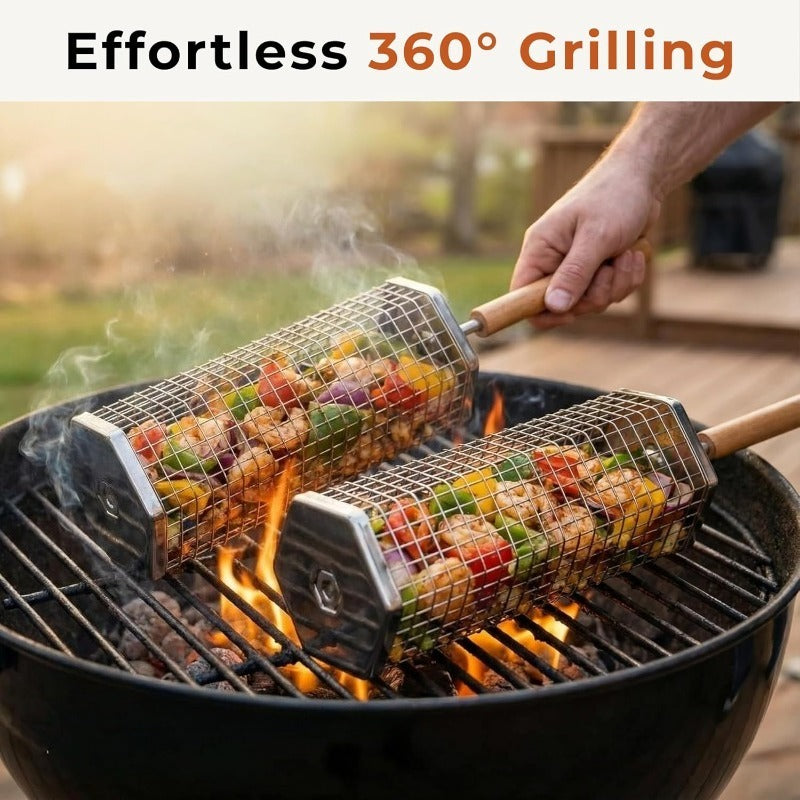 Hexagonal BBQ Grilling Basket