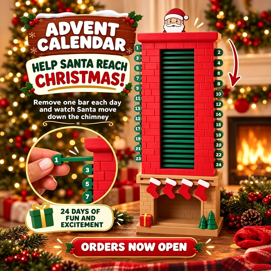 3D Printed Santa Chimney Advent Calendar – A Magical Christmas Countdown