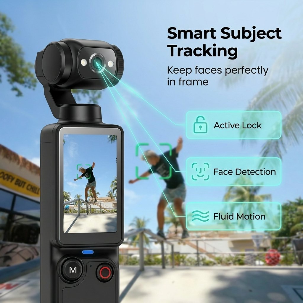 2026 Newest Xtra Pro — 4K AI Pocket Camera with 180° Rotating Lens