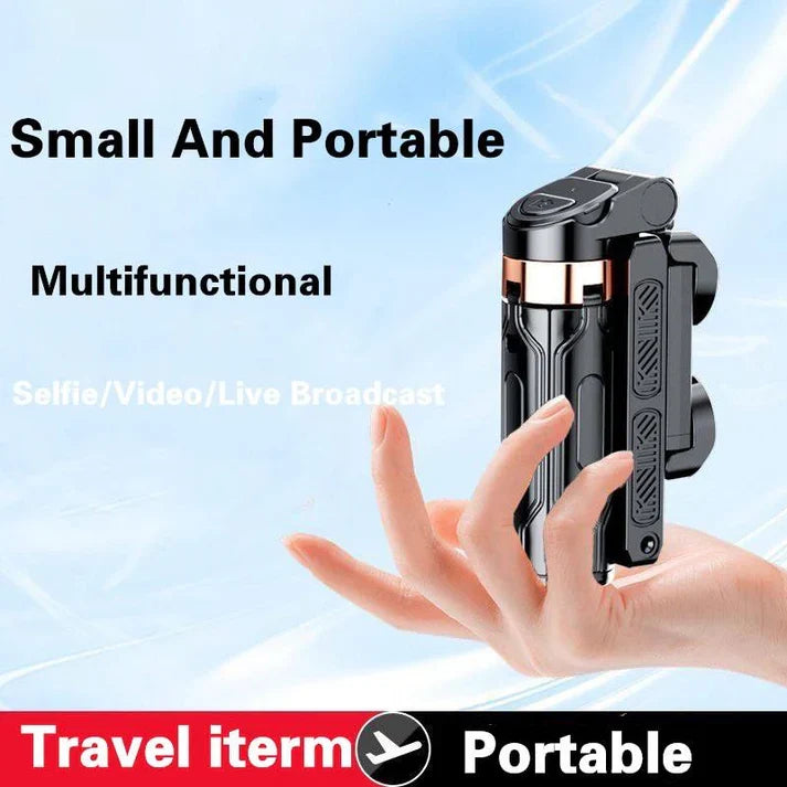 Mini Selfie Stick Foldable 3 in 1 Extendable Grip Phone Shooting Tripod Stand with BT Remote Control