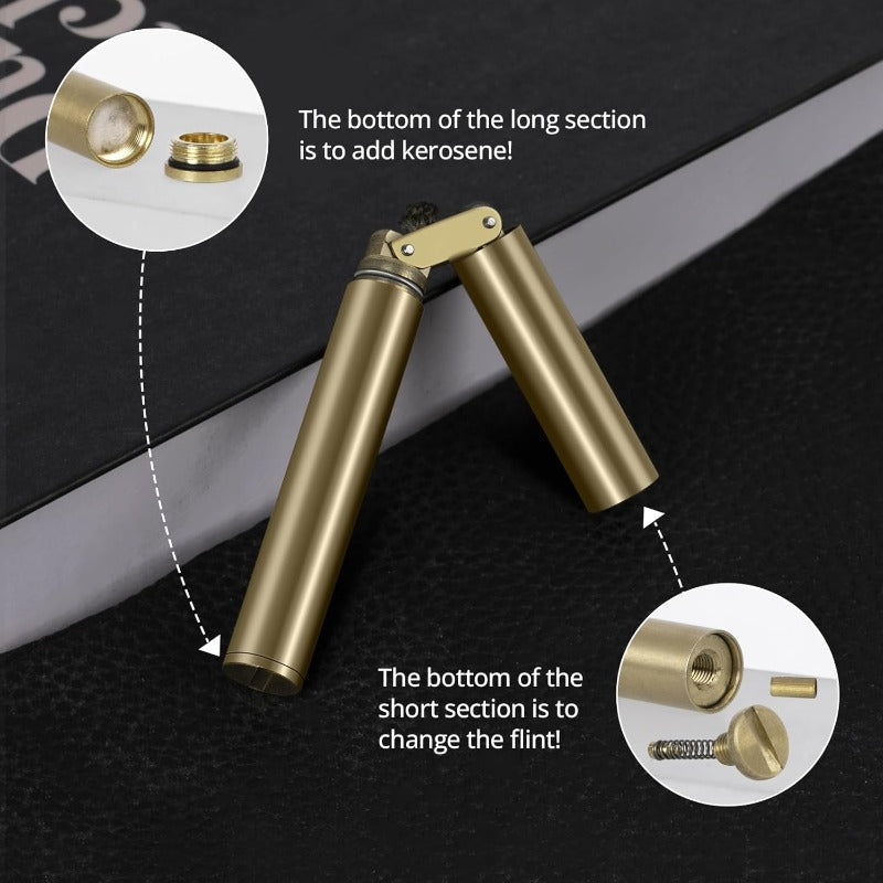 Nunchaku Style Brass Lighter