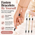 One-Hand Jewelry Fastener