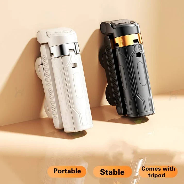 Mini Selfie Stick Foldable 3 in 1 Extendable Grip Phone Shooting Tripod Stand with BT Remote Control