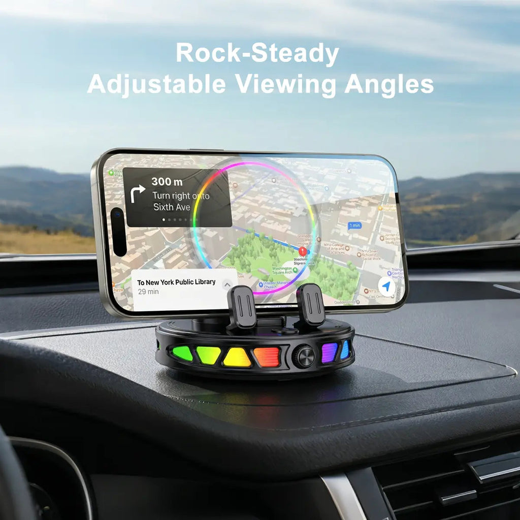 Wireless Charging Car Mount — Fast Charging, Automatic Clamping, Vent Mount, Dashboard Mount, Rotating, Universal