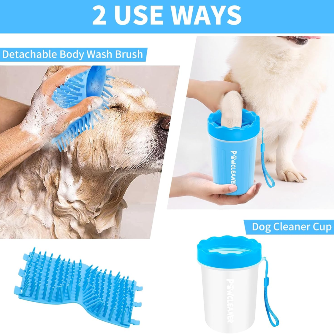Maetiva Paw Wash Kit — 7-in-1 Paw Cleaner Set