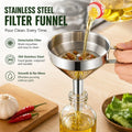 304 Stainless Steel Funnel Strainer