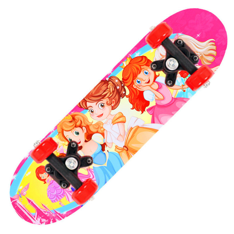 Stunt Skateboard with Anti-Slip Deck and Smooth Wheels