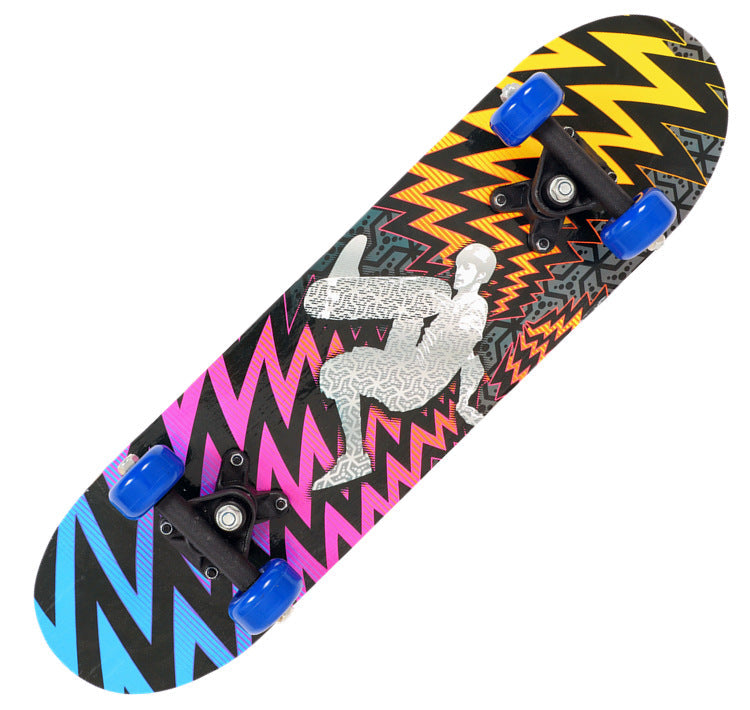 Stunt Skateboard with Anti-Slip Deck and Smooth Wheels