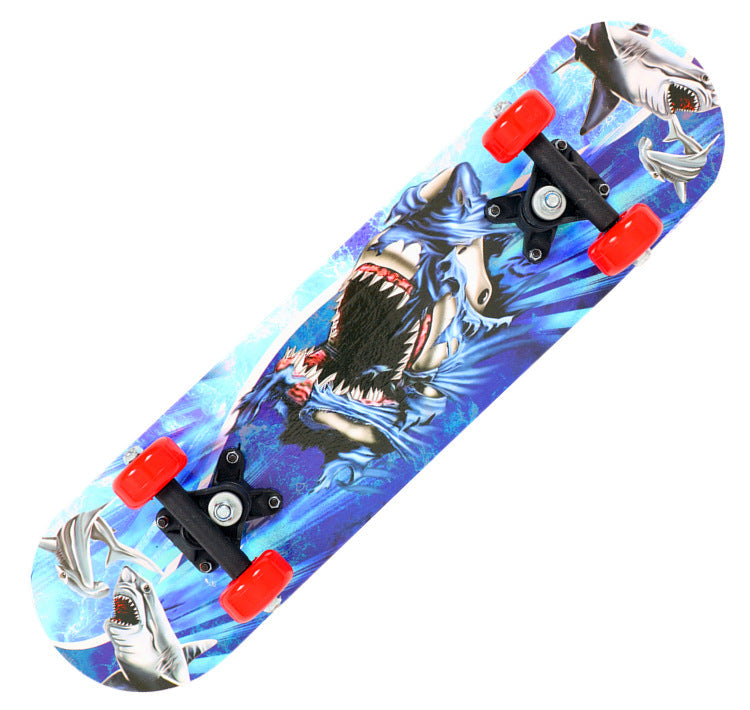 Stunt Skateboard with Anti-Slip Deck and Smooth Wheels