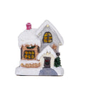Illuminated Christmas cottage with LED light