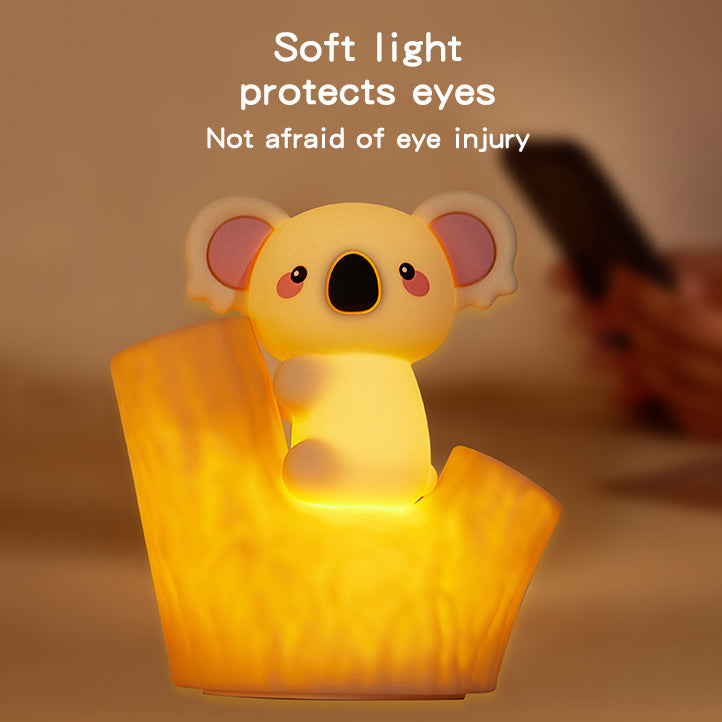 Maetiva® Mini Koala on Tree Branch Silicone Squishy Night Light Cute Perfect Gift