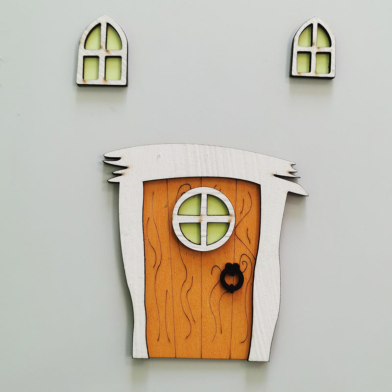 Miniature Fairy Door Set for Dollhouses and Decoration