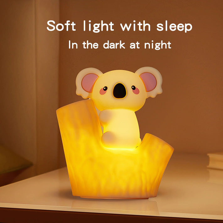 Maetiva® Mini Koala on Tree Branch Silicone Squishy Night Light Cute Perfect Gift
