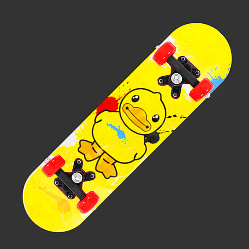 Stunt Skateboard with Anti-Slip Deck and Smooth Wheels