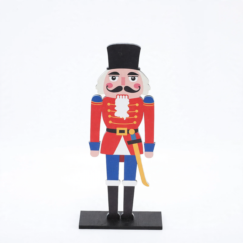 Decorative nutcracker wooden figure