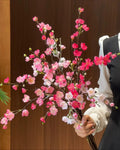Gradient Cherry Blossom Faux Floral Arrangement