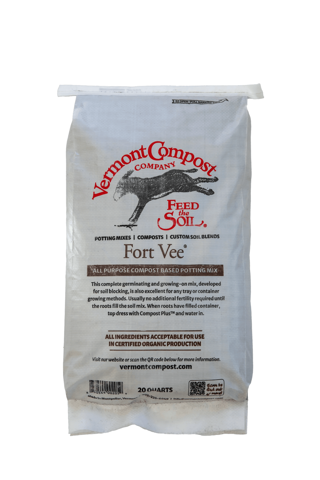 Fort Vee Compost-Based Organic Potting Soil Mix