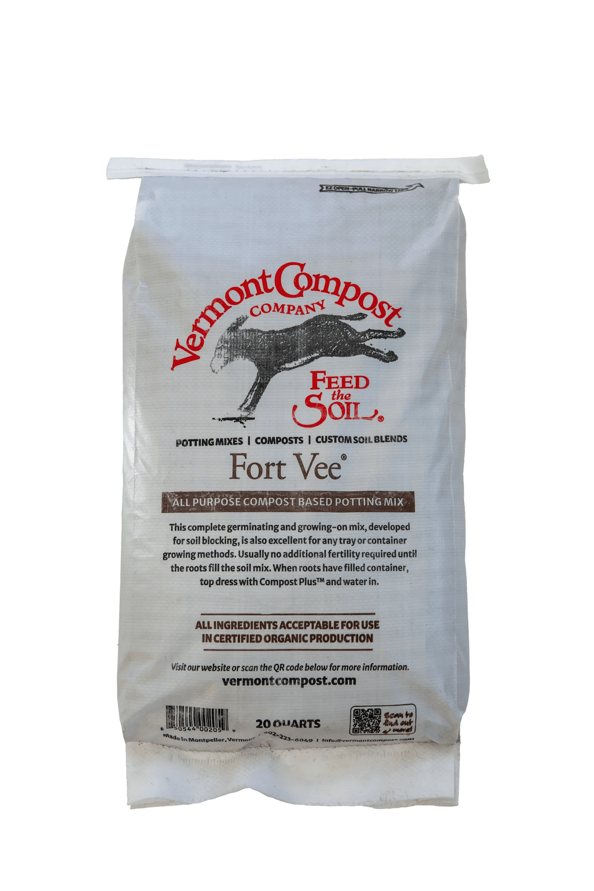 Fort Vee Compost-Based Organic Potting Soil Mix