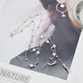 Delicate Pearl-Linked Eyewear Chain 
Maetiva
