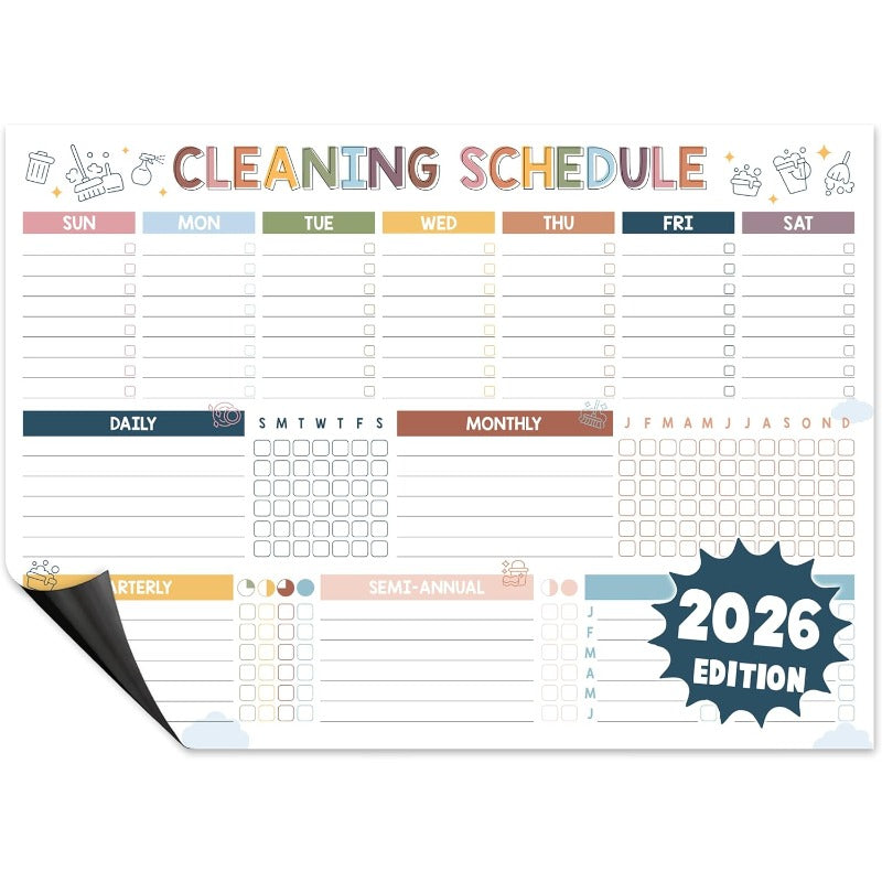 ADHD Friendly Cleaning Planner