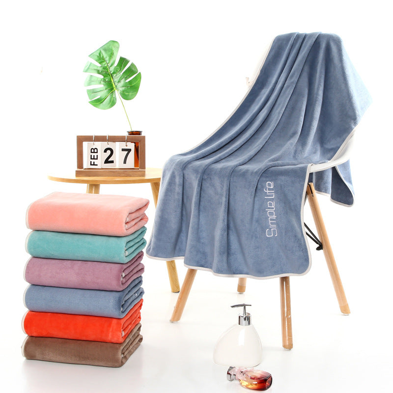 Microfiber Quick-Dry Bath Towel Wrap with Elastic Waist and Hanging Loop 
Maetiva