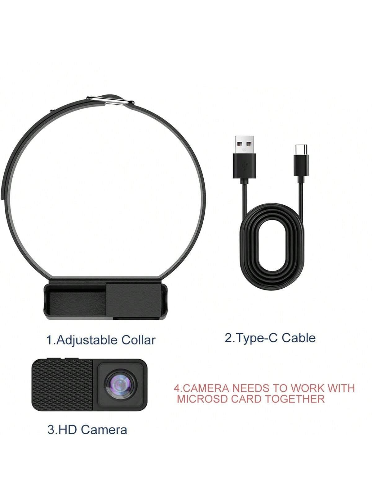 Maetiva | Portable 160° Pet Camera for Cats & Dogs with 1080P HD Video – 32GB