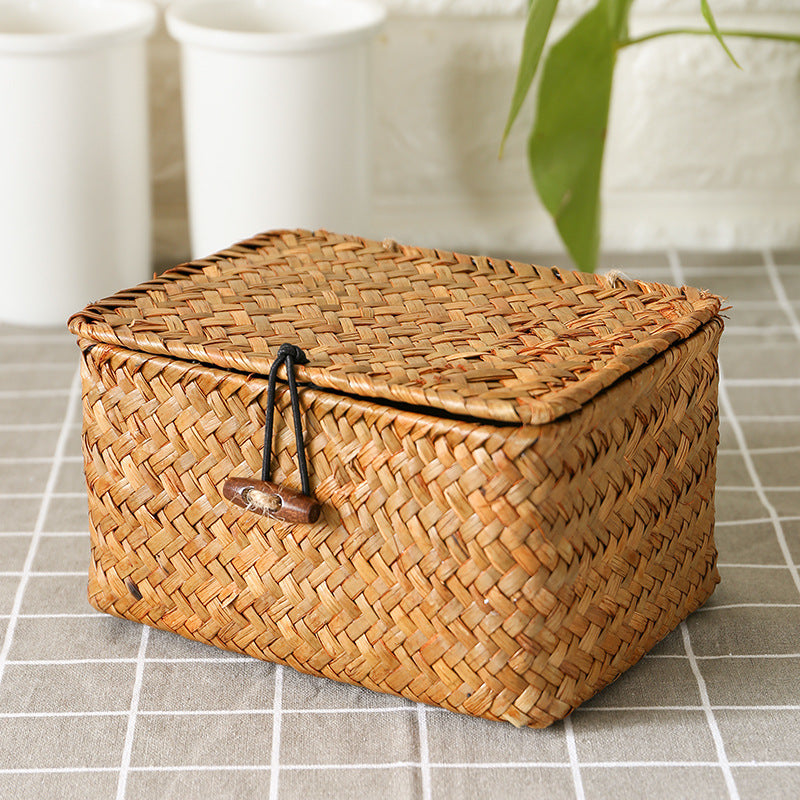 Handcrafted Woven Storage Box 
Maetiva