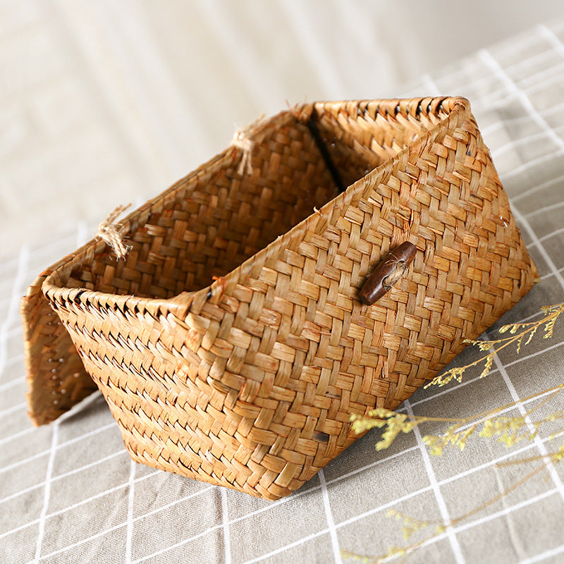 Handcrafted Woven Storage Box 
Maetiva
