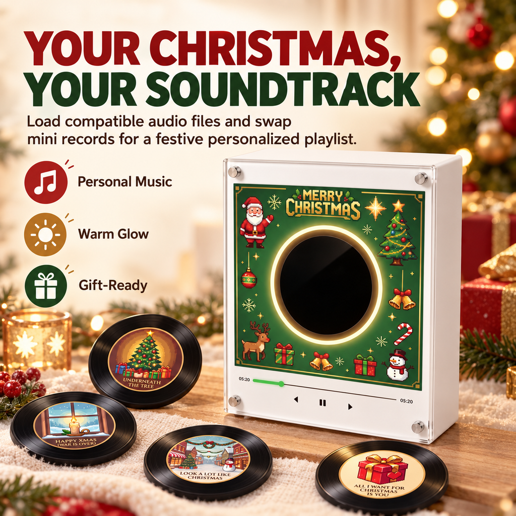 Christmas Vinyl Music Frame