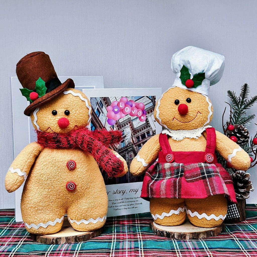 Decorative gingerbread man doll for the Christmas season
