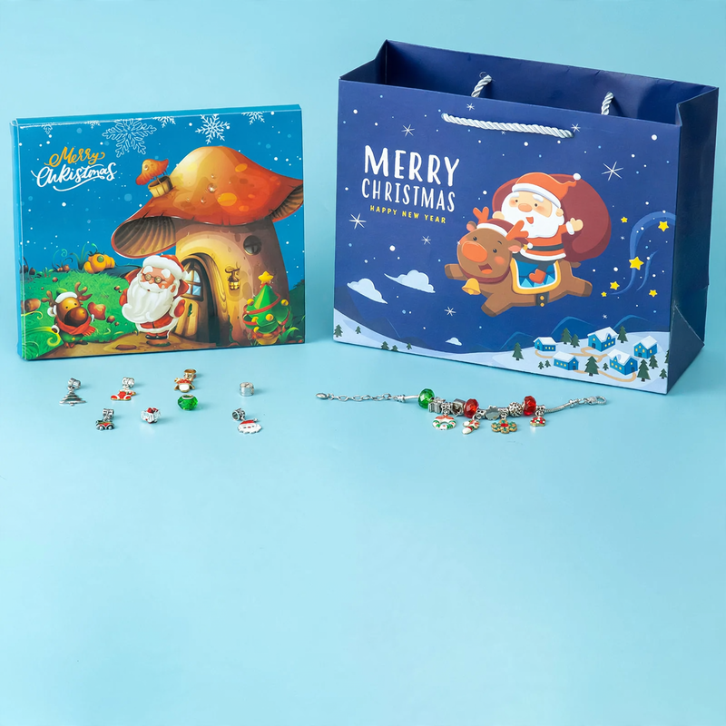 Advent calendar with 24 surprises, jewelry set