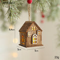 Decorative LED wooden cabin for Christmas atmosphere