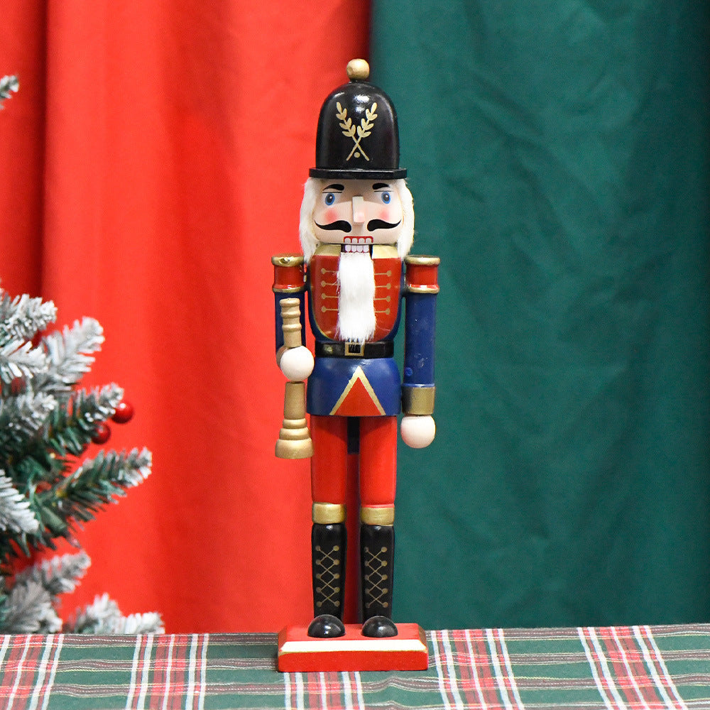 Nutcracker soldier made of wood, 30 cm