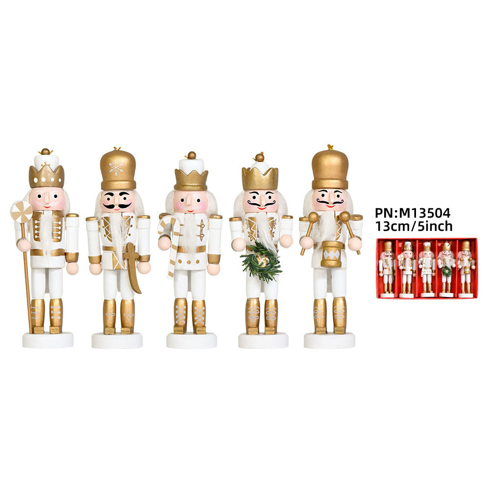 Nutcracker soldier made of wood, 13 cm
