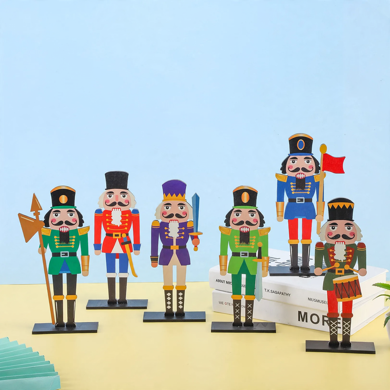 Decorative nutcracker wooden figure