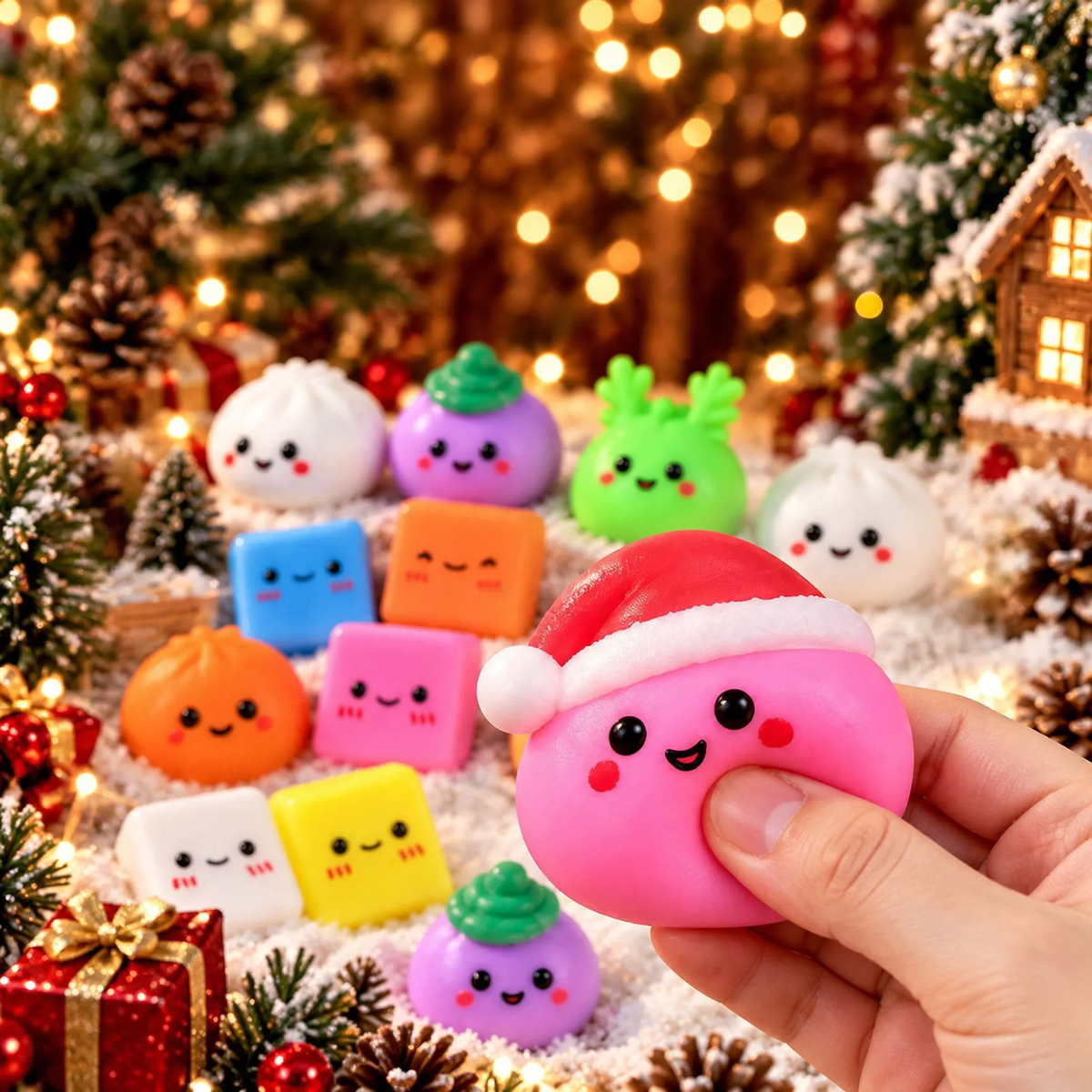 Advent calendar with toy surprises, 24 days