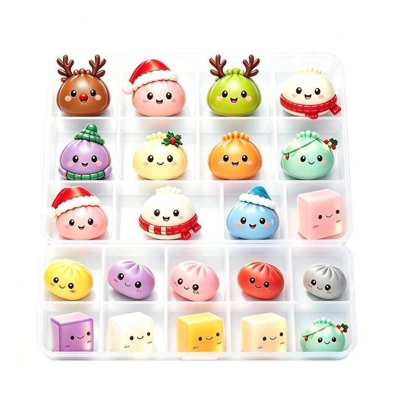 Christmas Advent Calendar with 24 Anti-Stress Toys