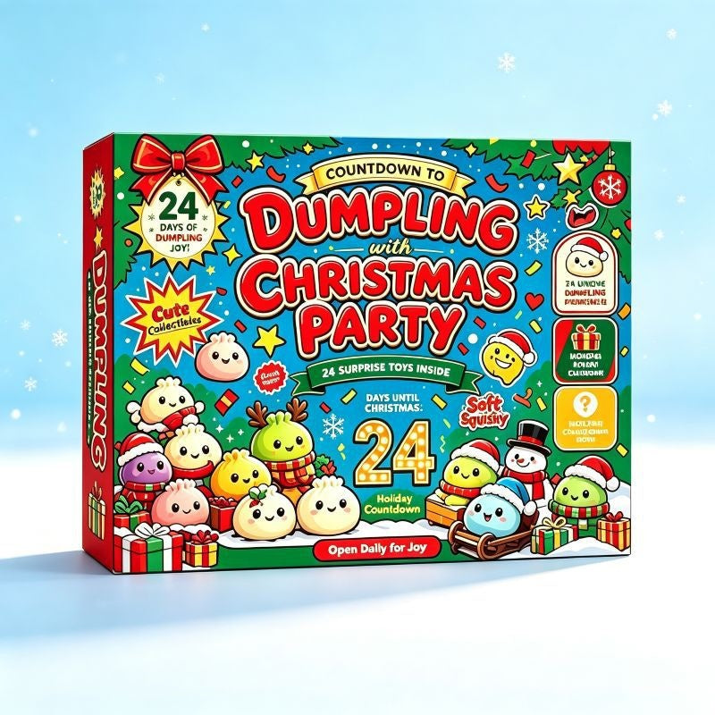 Christmas Advent Calendar with 24 Surprise Toys