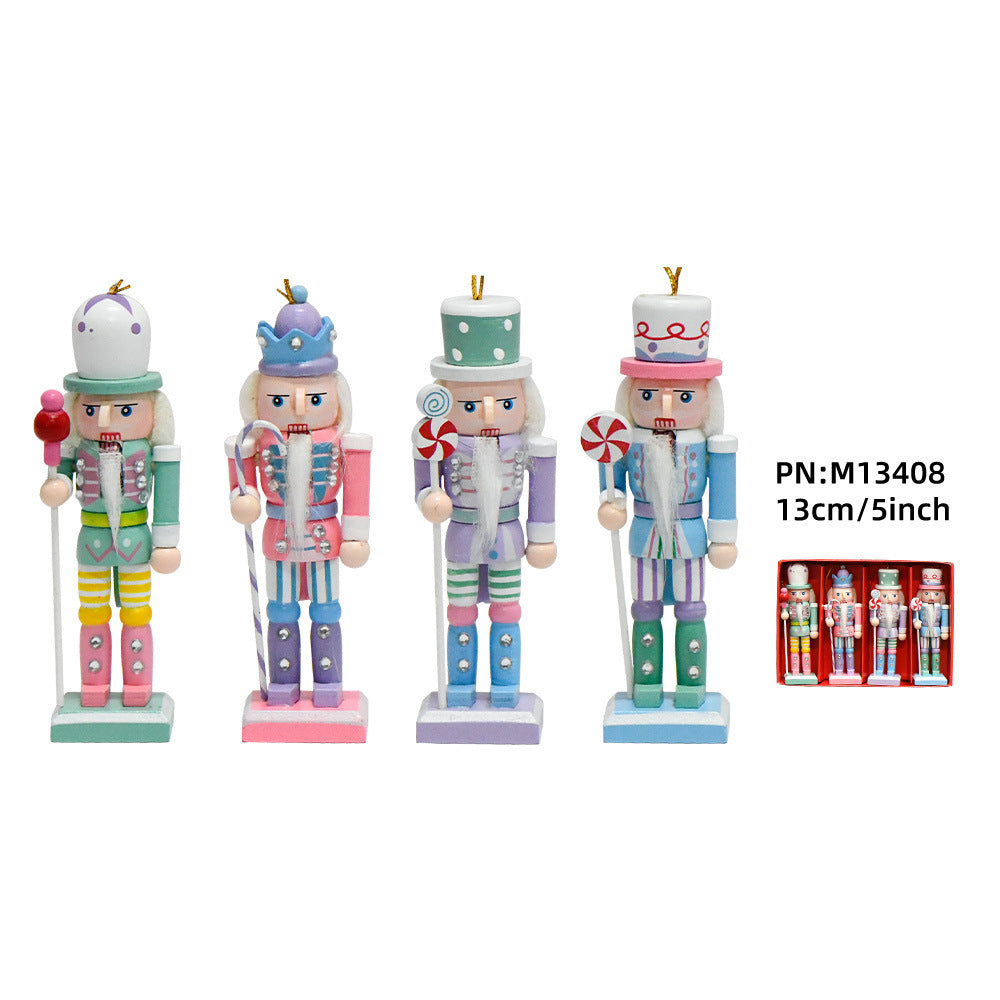 Nutcracker set in Scandinavian style, 13 cm