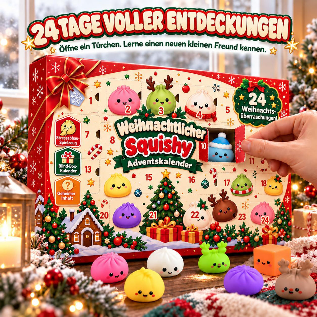 Advent calendar with toy surprises, 24 days