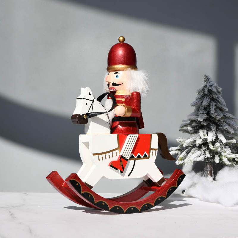 Nutcracker figure made of pine wood, 30 cm