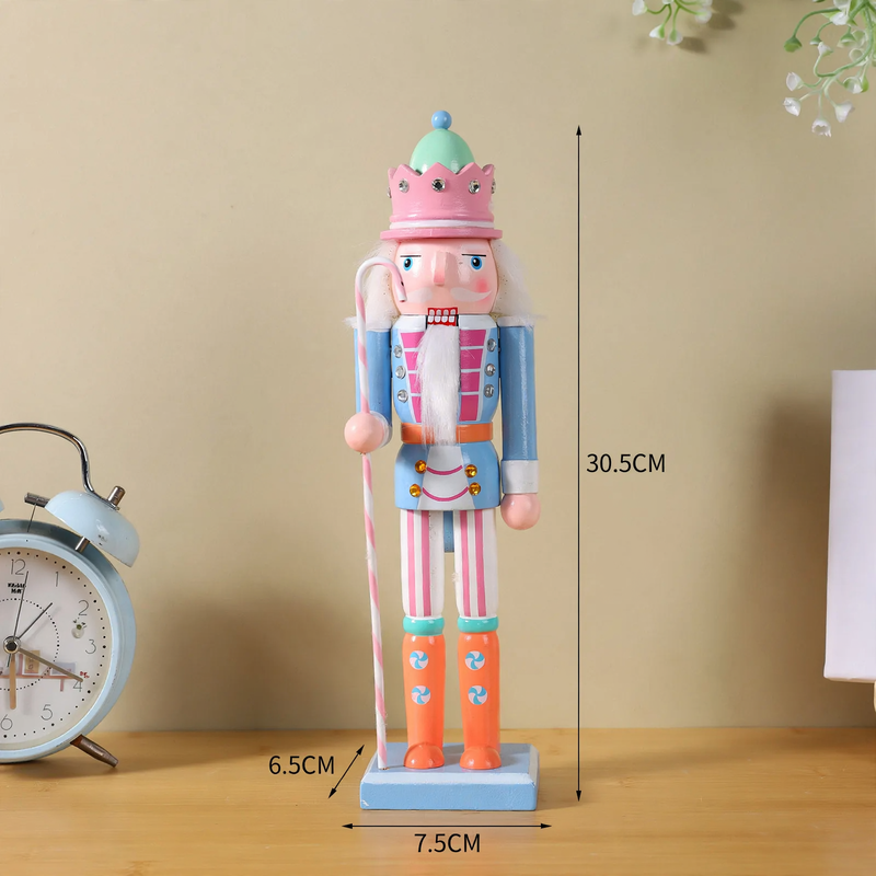 Decorative nutcracker figure in rabbit design