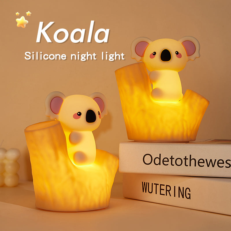 Maetiva® Mini Koala on Tree Branch Silicone Squishy Night Light Cute Perfect Gift