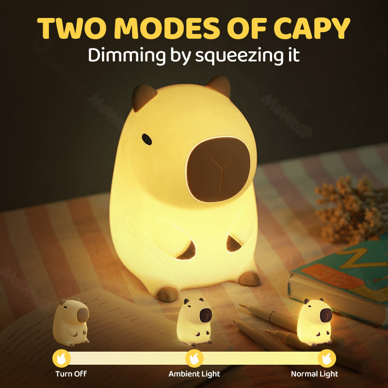 Maetiva® Capybara Squishy Night Light - Perfect Gift