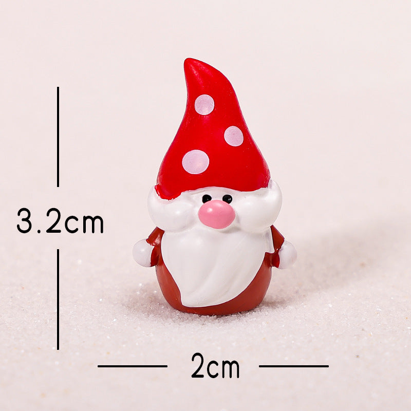 Decorative resin figures for Christmas